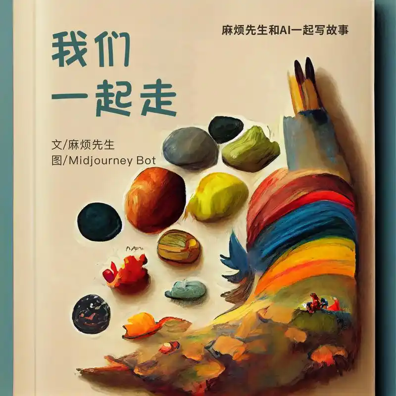 绘本名:《我们一起走》 文/麻烦先生 图/midjourney bot 绘本核心表达