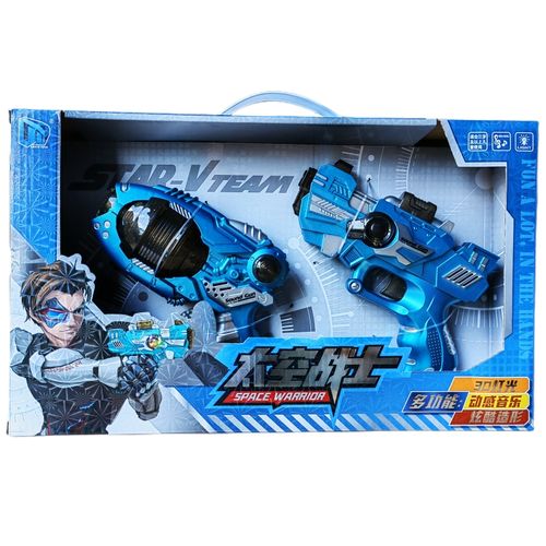 阿海玩具声光投影枪大圣音乐枪儿童电动八音枪冲锋枪模型男孩礼物