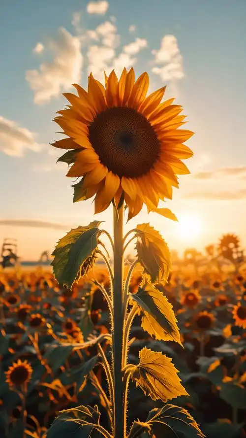 努力向上的向日葵壁纸来啦