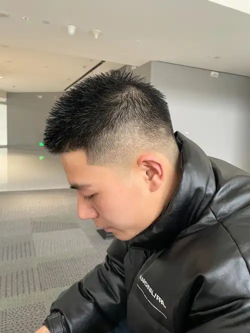 美式圆寸  #西安男士发型设计