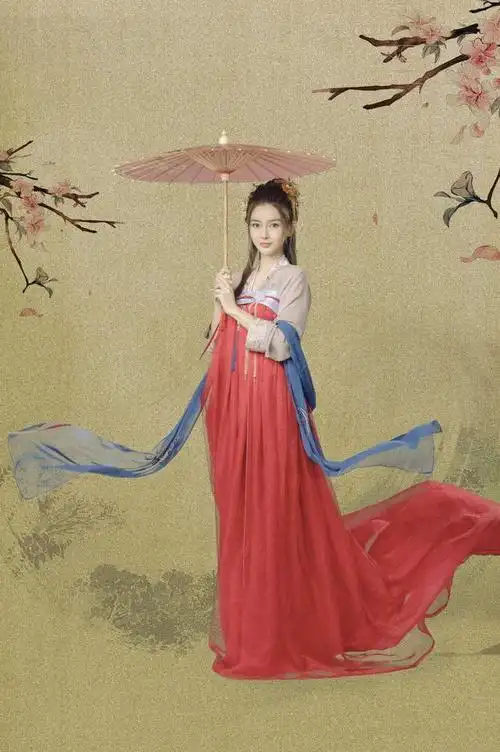 angelababy古风造型太惊艳!画轴里的俏佳人,倾国倾城为红颜!