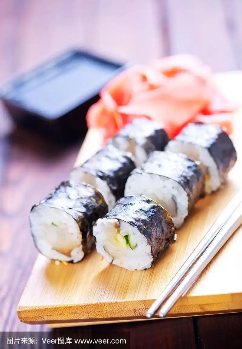 寿司,太卷,海藻灰,紫菜,寿司卷
