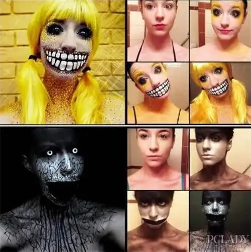 十大惊悚妆容不吓死人不偿命胆小慎入