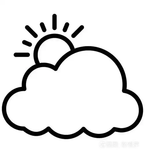 明亮的白天矢量图标,易于修改或编辑插画-正版商用图片18w977-摄图新