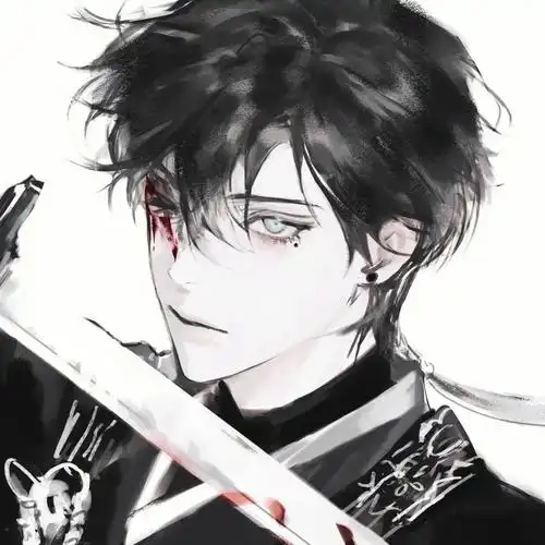 动漫男头拔刀吧不我用剑