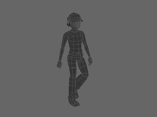 男子走路的游戏动作,请高手们指教