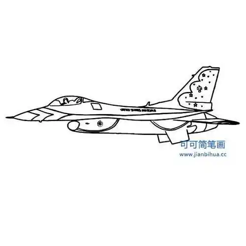 星球大战的飞机的简笔画