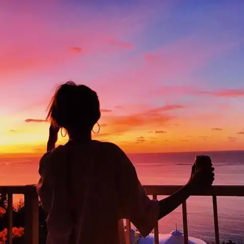 唯美头像女生背影夕阳 女生头像图片大全 -【爱个性】