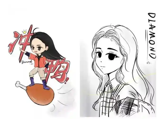 张碧晨画出总裁最美造型颁奖典礼