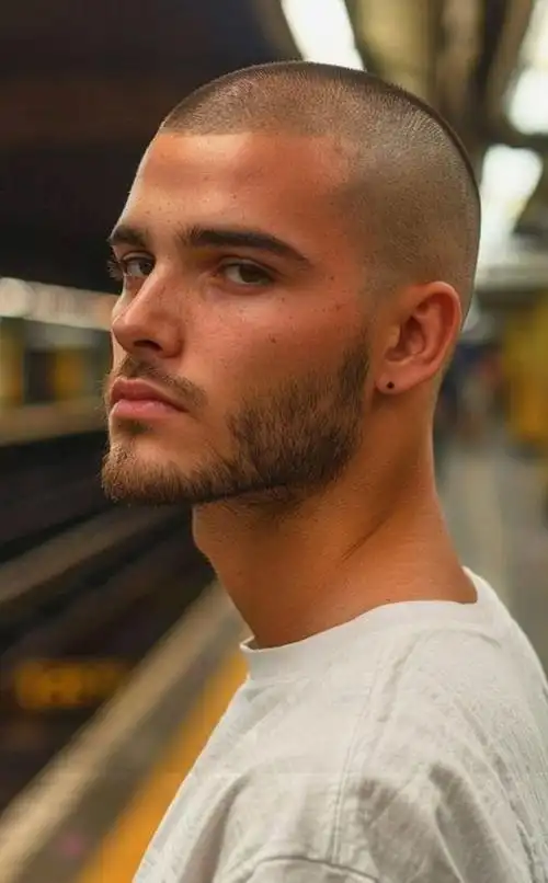 男士圆寸头:简约而有型的经典之选