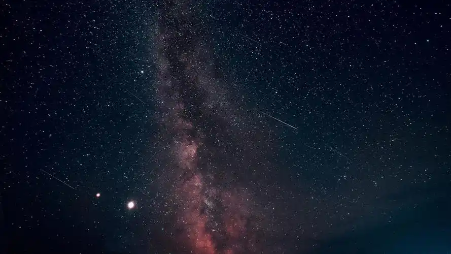 英仙座流星雨浪漫美景摄影,风景-回车桌面