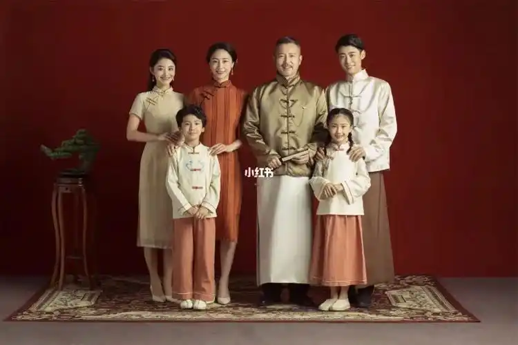 传承国风旗袍全家福92贺州约拍