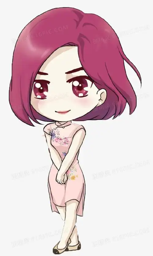 卡通少女图片免费下载_png素材_编号zq9iglm5v_图精灵
