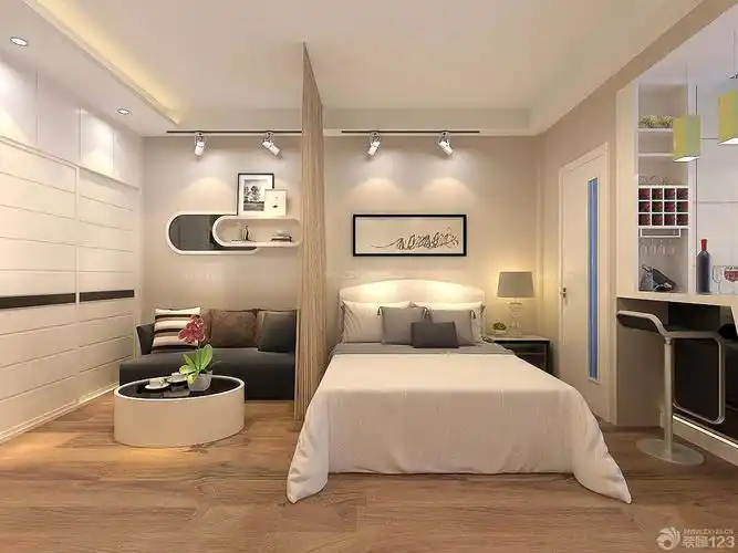 温馨30平米公寓一居室设计效果图