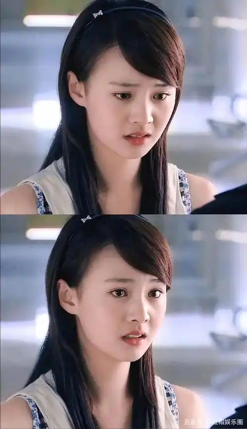 《一起来看流星雨》郑爽饰演的楚雨荨,那时候脸蛋还是肉嘟嘟的,可爱