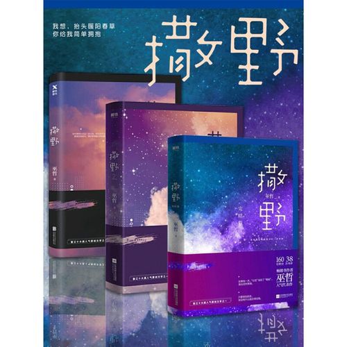 撒野3完结篇小说123全套3册无删减巫哲长篇小说现当代青春小说