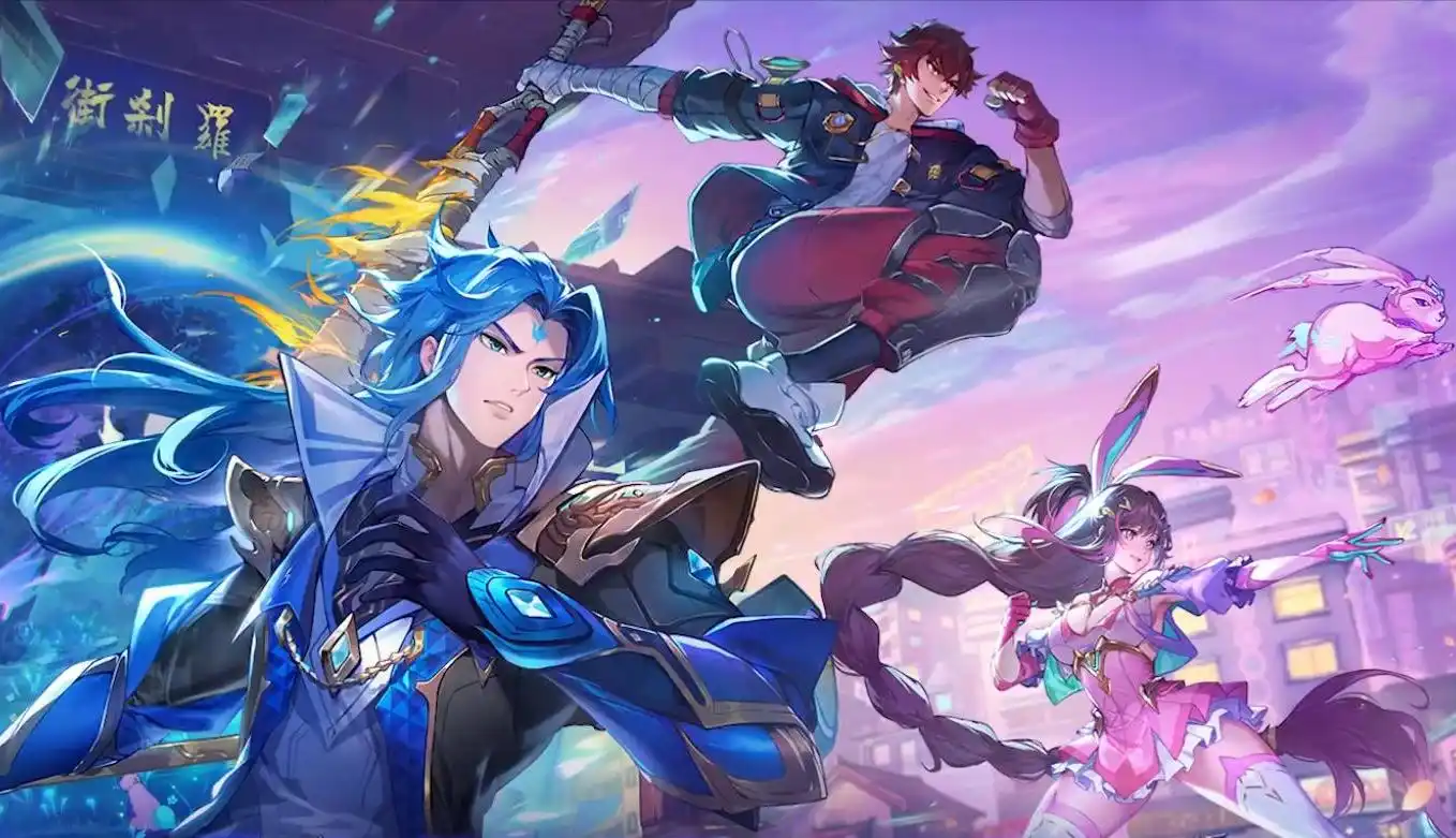 "三舞"修罗神装曝光,蓝发唐三高冷帅气,白毛小舞穿黑丝绝了