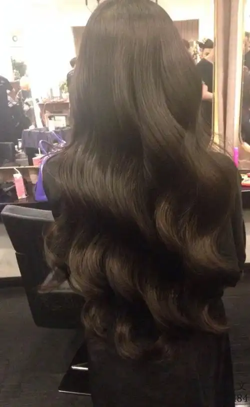 背影杀手 挑染 渐变色 接发 长发 卷发 美发 发型 美图长发及腰发型