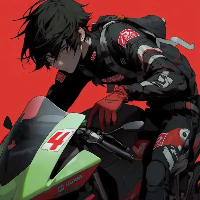 哪个男生没一个机车梦呢|旧漫头像机车少年.机车系列第三辑,点 - 抖音