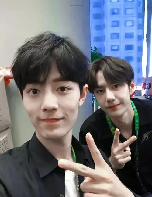 博君一肖超话那些超经典的博君一肖双人真图晚安好梦!