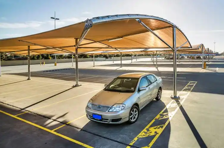 湖北钢膜结构车棚受欢迎的原因是什么-武汉中幕钢膜结构车棚厂家