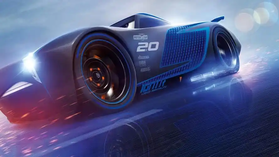 赛车总动员3,蓝色超级跑车速度 壁纸 下载 3840x2160 uhd 4k 极清