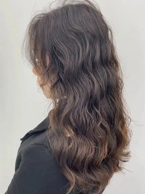 长发短发都适合的法式烫发慵懒烫发木马卷蛋蛋卷发细软发适合发型圆脸