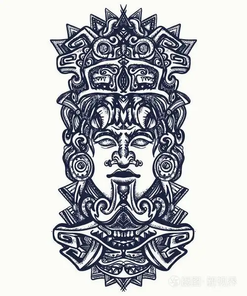 古阿兹特克图腾, 墨西哥神.古老的玛雅文明.