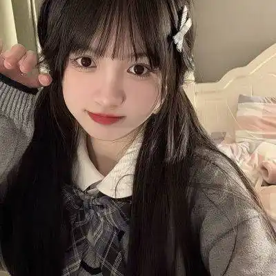 女生头像唯美的可爱的小清新的真人很久没笑了