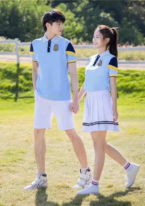 校园纪念校服套装中学生毕业班服高中生学院风初中生运动体操服夏季