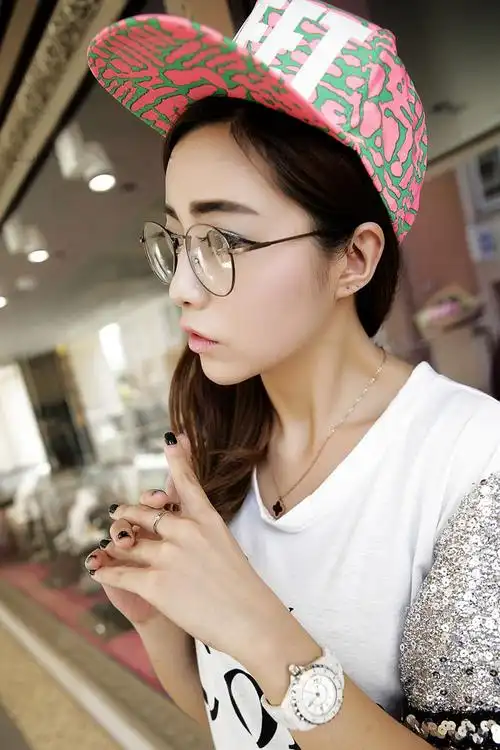 金属圆形眼镜架平光可配近镜框 超轻复古文艺范潮框架镜批发9254