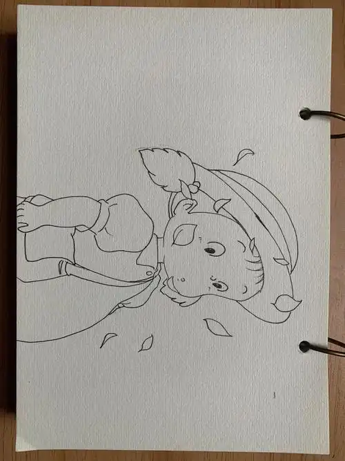 自学画画第二个365天第177天全细节过程图