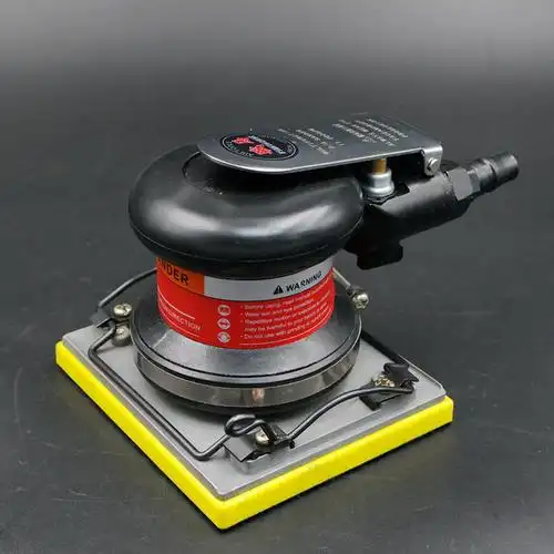 战马精工气动砂纸纸机磨光机长方形打磨机抛光机100mm气动磨光机