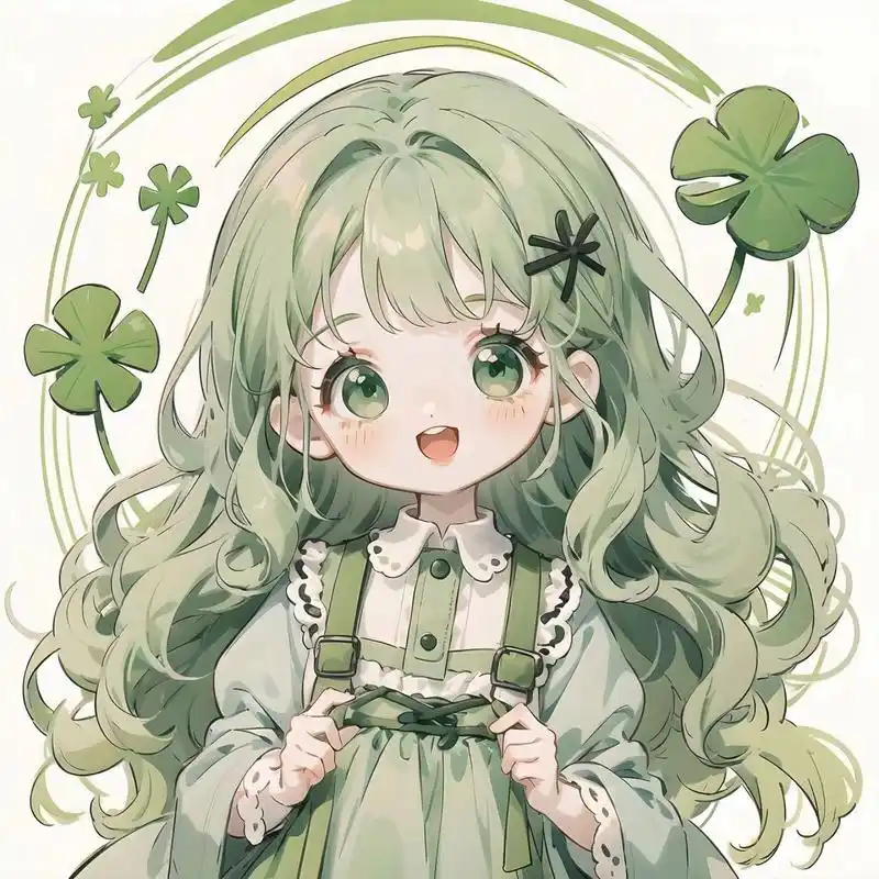 女生头像|四叶草女孩 可爱的四叶草女孩头像更新啦
