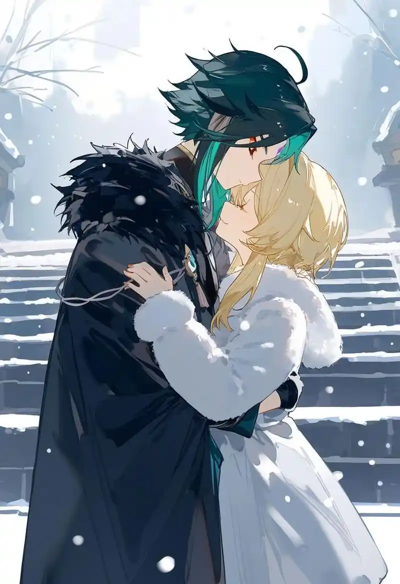 原神# 魈与荧妹