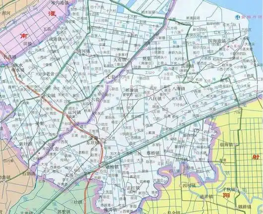 滨海县地图高清版滨海县地图全图高清版