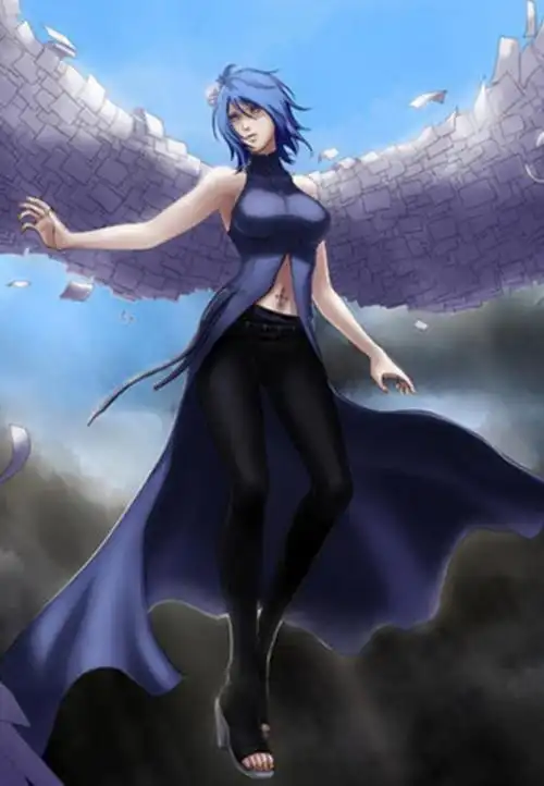 雨中天使—小南第二次忍界大战时期,小南在长门晕倒的时候给了长门一