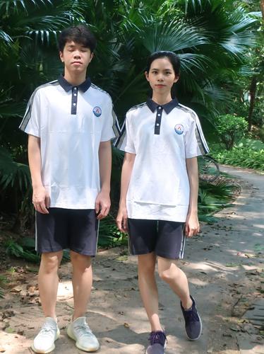 东莞实验中学校服高中生全市统一校服莞菁班服夏新款  2件包邮