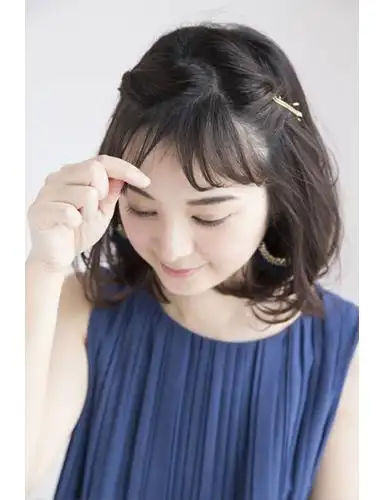 短发刘海怎么扎好看图解