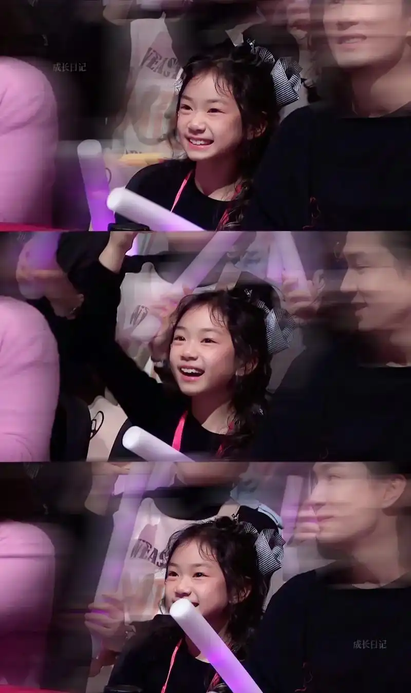 lucky长大啦～#戚薇 #lucky李乐祺 #戚薇成都演唱 - 抖音