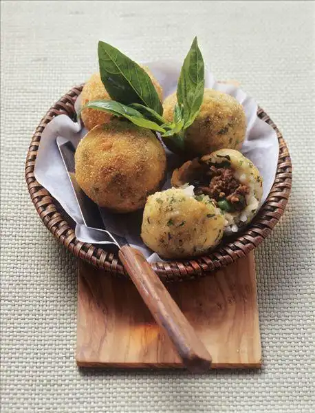 油炸,饭团,西西里,意大利