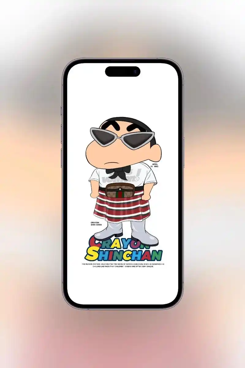 蜡笔小新壁纸#取图见评论区 - 抖音