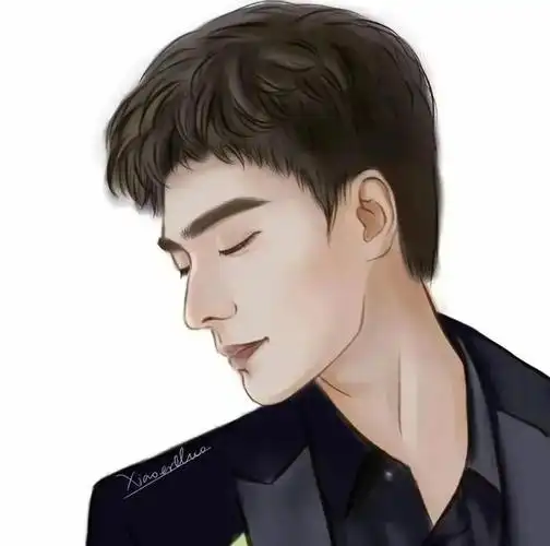 杨洋帅气漫画照片做头像