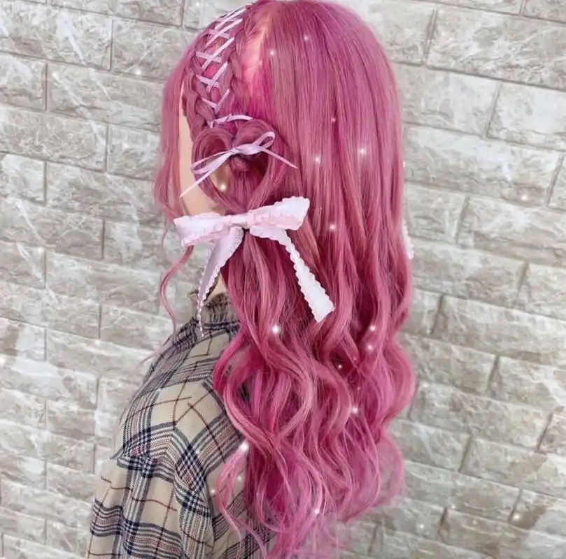 神仙超可爱蝴蝶结丝带编发96百变元气小偶像 编发欣赏98 仙气十足