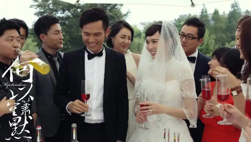 婚纱照么么哒上镜钟汉良唐嫣