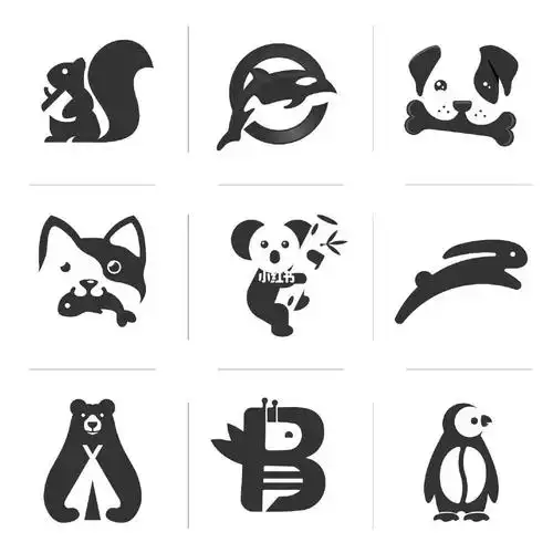 创意动物主题logo设计