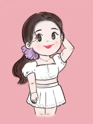 网友手绘动漫q版iu李知恩,太可爱了,已被萌翻