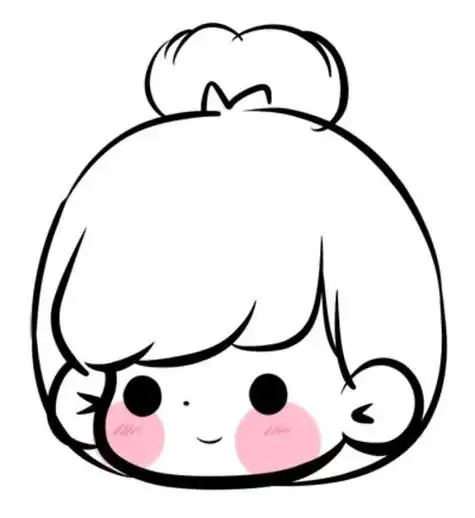 简笔画可爱美少女漫画图片简笔画可爱美少女简笔画q版动漫人物简笔画2