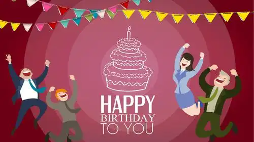 女友生日快乐ppt模板