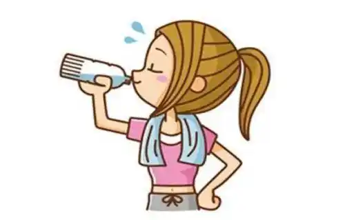 娃娃喝水卡通简笔画